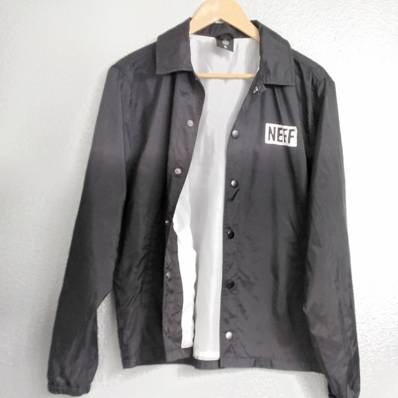 Neff Disney  Black Nylon Mickey Mouse Jacket     Size S - Picture 3 of 6